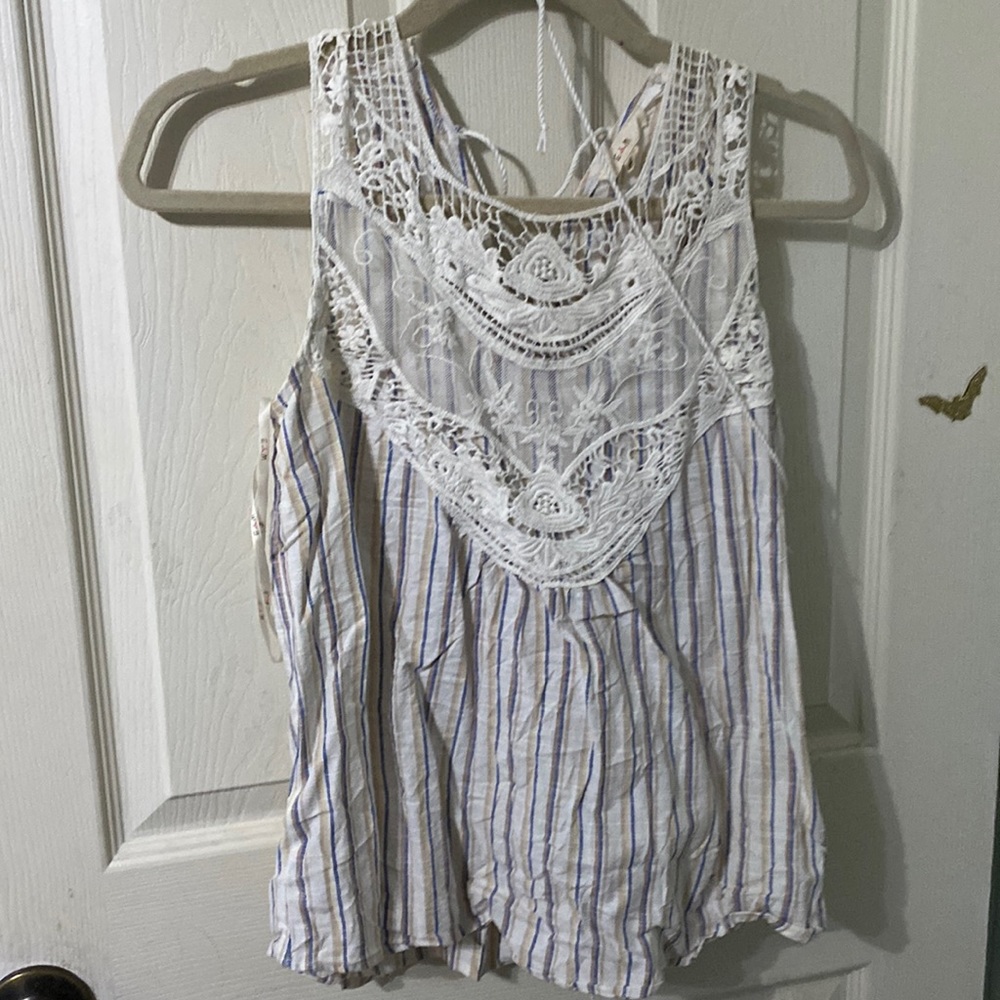 stripped tank top